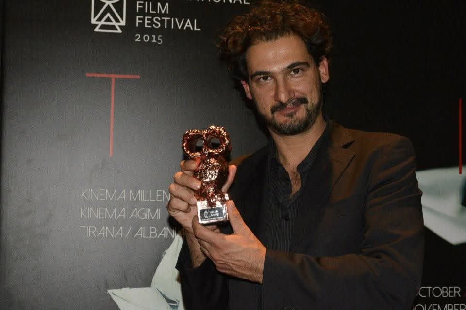 Media Award trophy of the Tirana International Film Festival 2015.