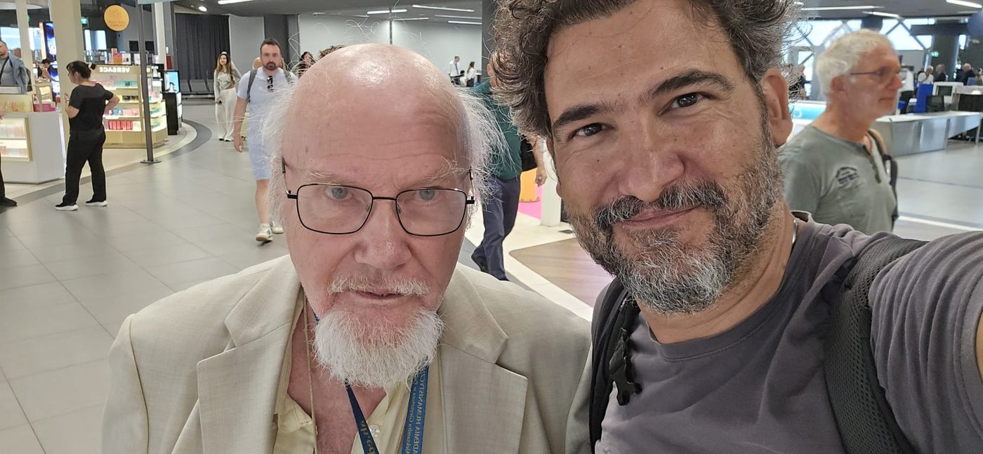 Göran Henriksson y Gaspare Russo al regreso del congreso SEAC XXXIII.